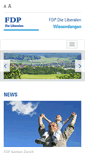 Mobile Screenshot of fdp-wiesendangen.ch